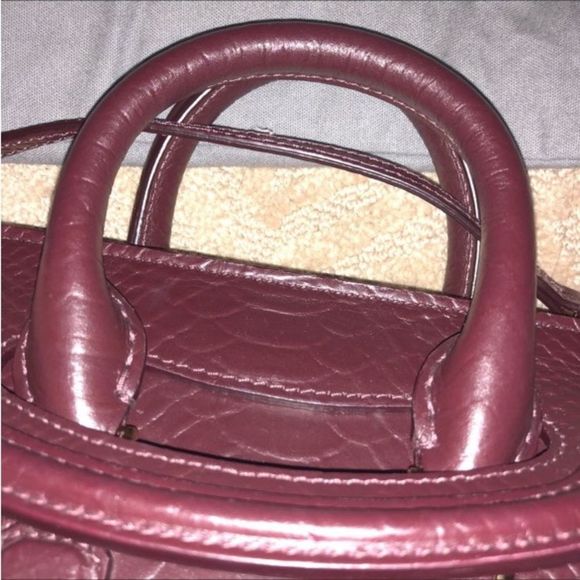 Alexander McQueen | Heroine - Burgundy Reptile Mini Satchel - RARE NWOT - Picture 8 of 8